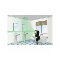 Produktbild för Laserliner 081.081E, 40 m, 0,5 mm/m, 3°, 515 nm, Grön, 515 n...