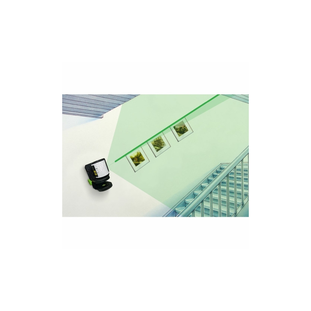 Produktbild för Laserliner 081.081E, 40 m, 0,5 mm/m, 3°, 515 nm, Grön, 515 n...