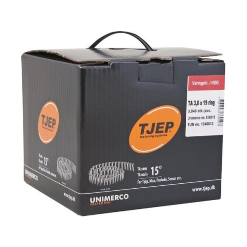 KYOCERA Tjep ringspik TA 30/19 3,0x19 mm varmförzinkad för takpapp,...
