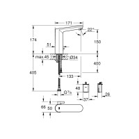 Produktbild för Grohe Eurosmart Cosmopolitan e