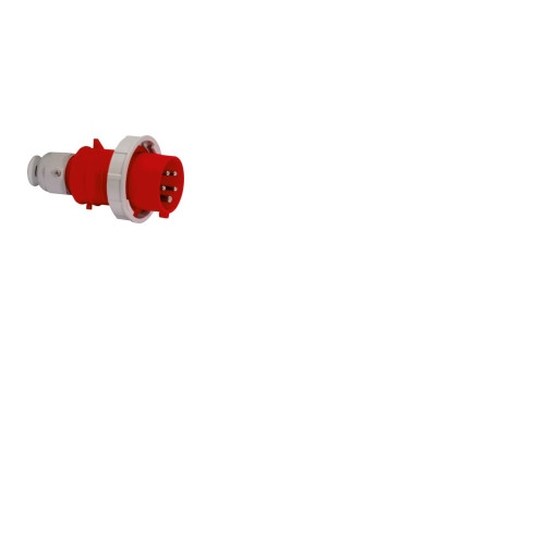 fix-pro FIX-PRO CEE stickkontakt 32A 400V klocka H6 5-polig röd, IP6...