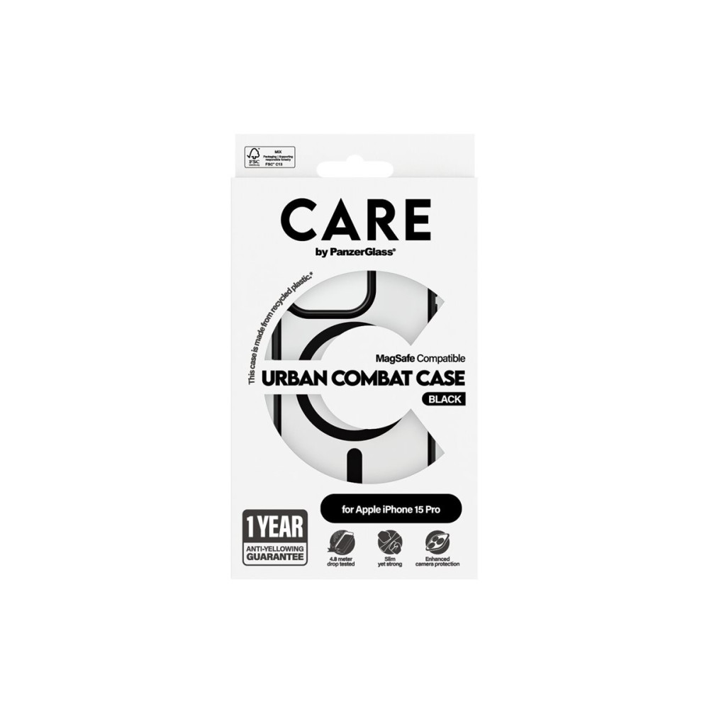 Produktbild för CARE by PanzerGlass Urban Combat - baksidesskydd för mobiltelefon