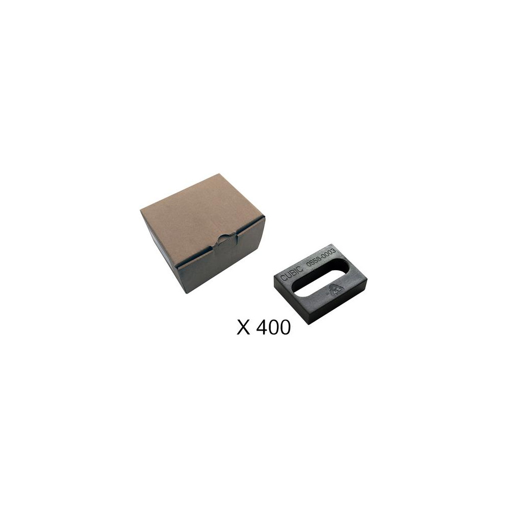 Produktbild för CUBIC distanskloss nr 3 skenshållare S2000 (paket med 400 st...