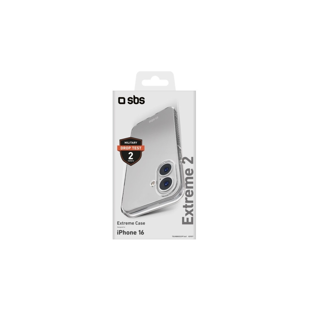 Produktbild för SBS TEUNBKEX2IP1661, Mobilskal, Apple, iPhone 16, 16,5 cm (6...