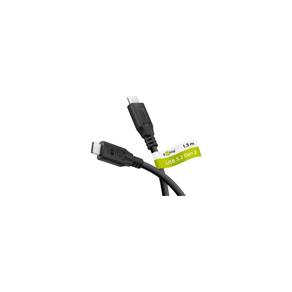 Produktbild för Goobay 74206, 1,5 m, USB B, USB C, USB 3.2 Gen 1 (3.1 Gen 1)...