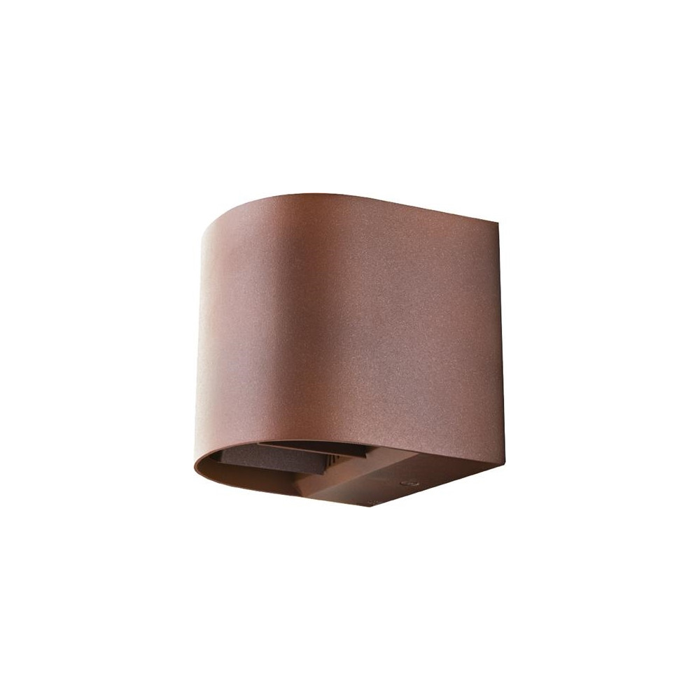 Produktbild för SG ARMATUREN Artes Rund Corten 360lm 3000K Ra&gt80 Bakkantdi...