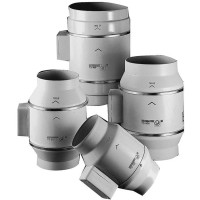 Produktbild för THERMEX kanalfläkt TD 500/160 Scandic, ø160 mm. Luftflöde 58...
