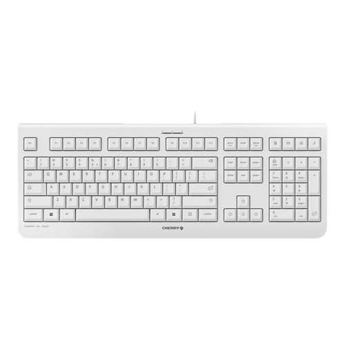 CHERRY CHERRY KC 1000 - tangentbord - QWERTY - amerikansk - ljusgrå Inmatningsenhet