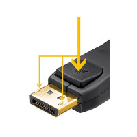 Produktbild för Goobay 74746, 5 m, DisplayPort, DisplayPort, Hankoppling, Ha...