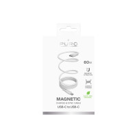 Produktbild för PURO PUCUSBCUSBCMAGWHI, 1 m, USB C, USB C, USB 3.2 Gen 2 (3....