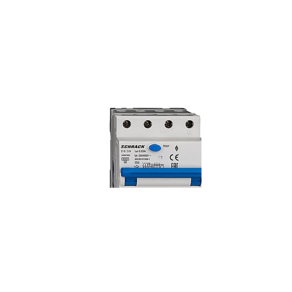 Produktbild för Schrack Kombinationsrelä MCB/RCD 3P+N