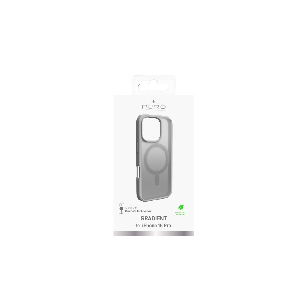 Produktbild för PURO PUIPC16P61GRADSIL, Mobilskal, Apple, iPhone 16 Pro, 16...