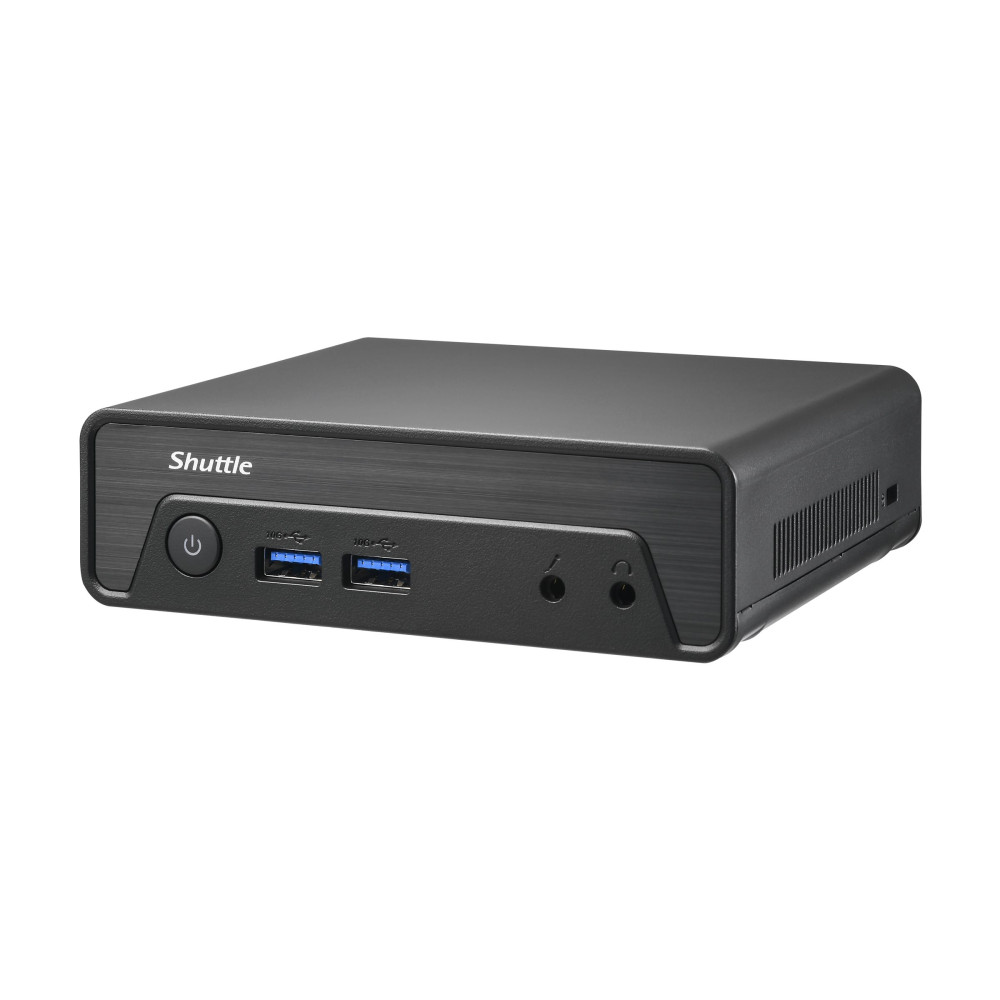 Produktbild för Shuttle XPC nano NE10N - mini-PC N-series N100 - 0 GB - ingen HDD