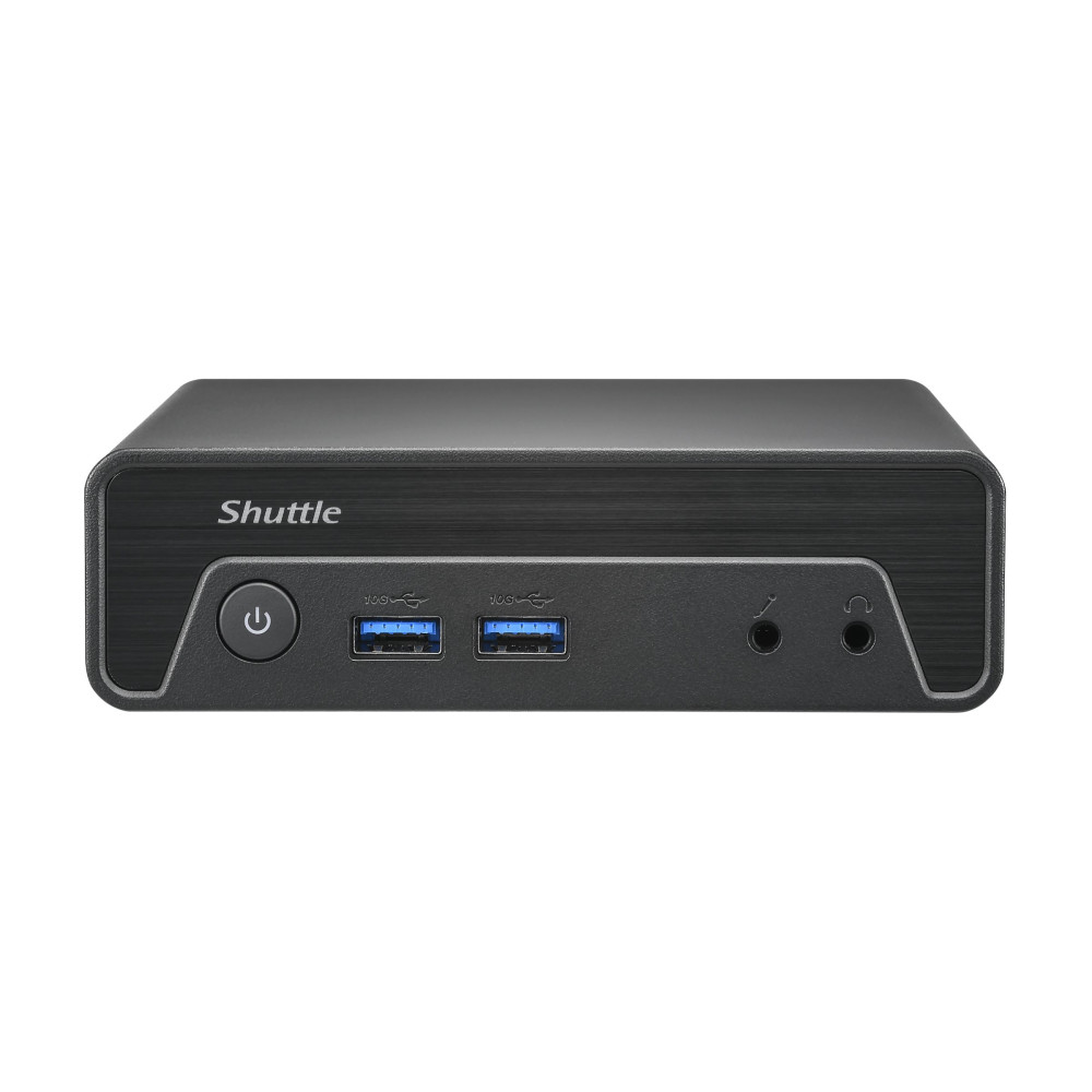 Produktbild för Shuttle XPC nano NE10N - mini-PC N-series N100 - 0 GB - ingen HDD