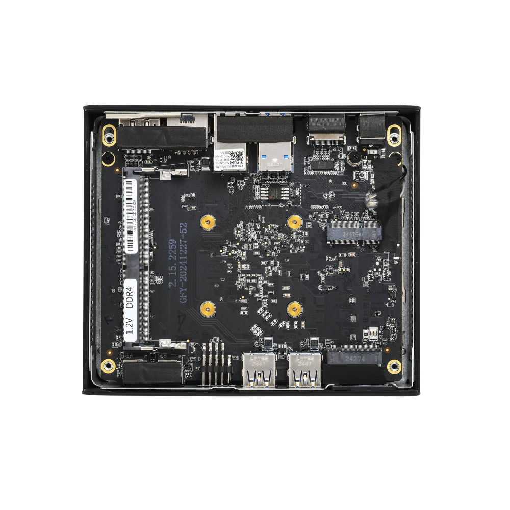 Produktbild för Shuttle XPC nano NE10N - mini-PC N-series N100 - 0 GB - ingen HDD