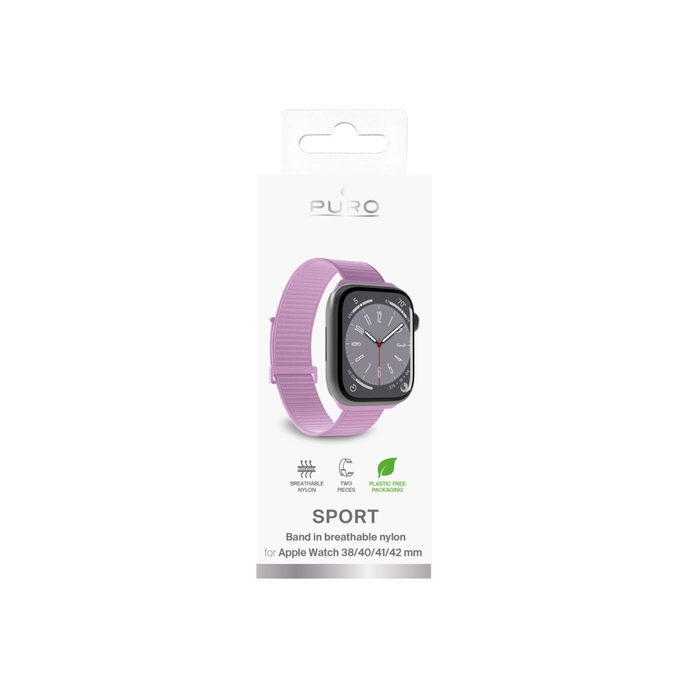 Produktbild för PURO SPORT, Klockarmband, Apple, Apple Watch 38/40/41mm, Nyl...