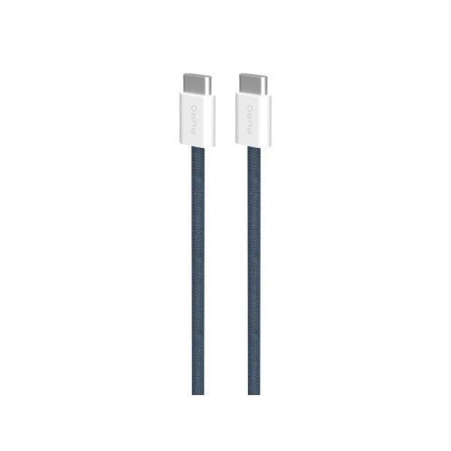 PURO PURO PUCCCFABK415MTDKBLUE, 1,5 m, USB C, USB C, USB 2.0, 0,4...