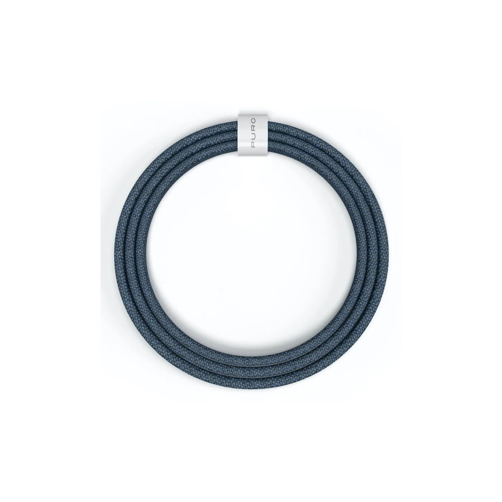 Produktbild för PURO PUCCCFABK415MTDKBLUE, 1,5 m, USB C, USB C, USB 2.0, 0,4...