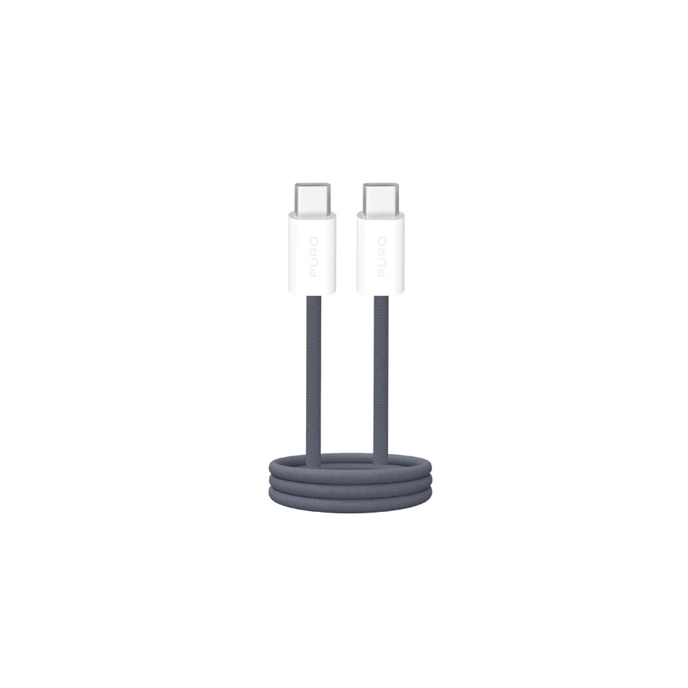Produktbild för PURO PUCCCFABK415MTDKBLUE, 1,5 m, USB C, USB C, USB 2.0, 0,4...