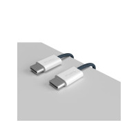 Produktbild för PURO PUCCCFABK415MTDKBLUE, 1,5 m, USB C, USB C, USB 2.0, 0,4...