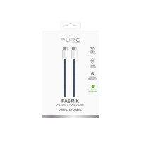 Produktbild för PURO PUCCCFABK415MTDKBLUE, 1,5 m, USB C, USB C, USB 2.0, 0,4...