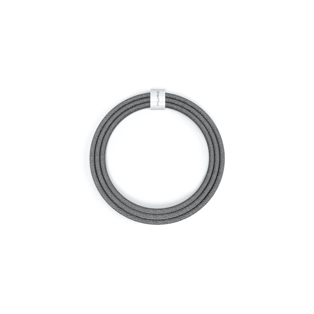 Produktbild för PURO PUCCCFABK415MTDKGREY, 1,5 m, USB C, USB C, USB 2.0, 0,4...