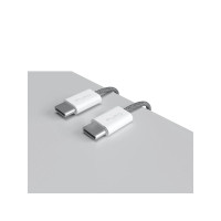 Produktbild för PURO PUCCCFABK415MTDKGREY, 1,5 m, USB C, USB C, USB 2.0, 0,4...