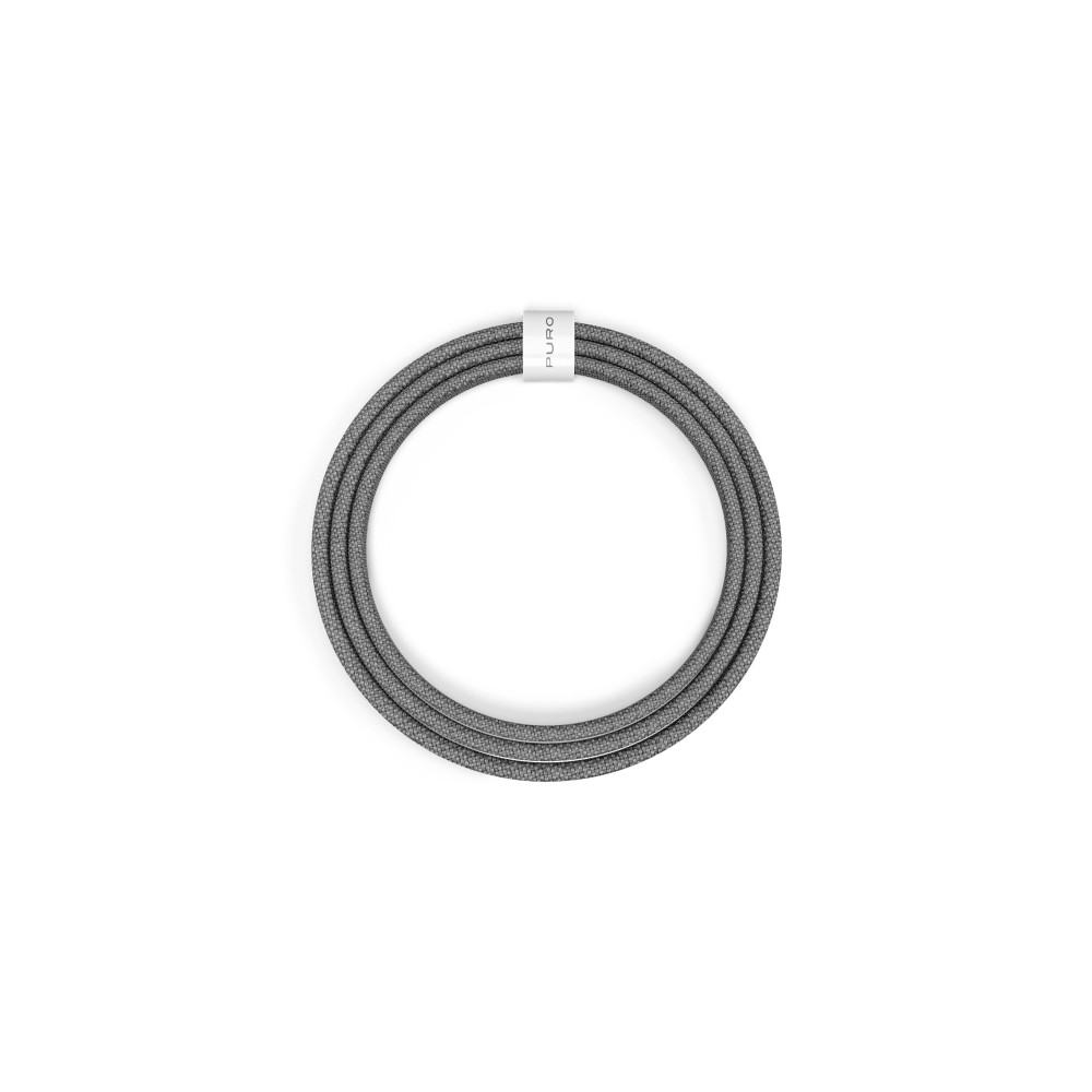 Produktbild för PURO PUCCCFABK415MTDKGREY, 1,5 m, USB C, USB C, USB 2.0, 0,4...