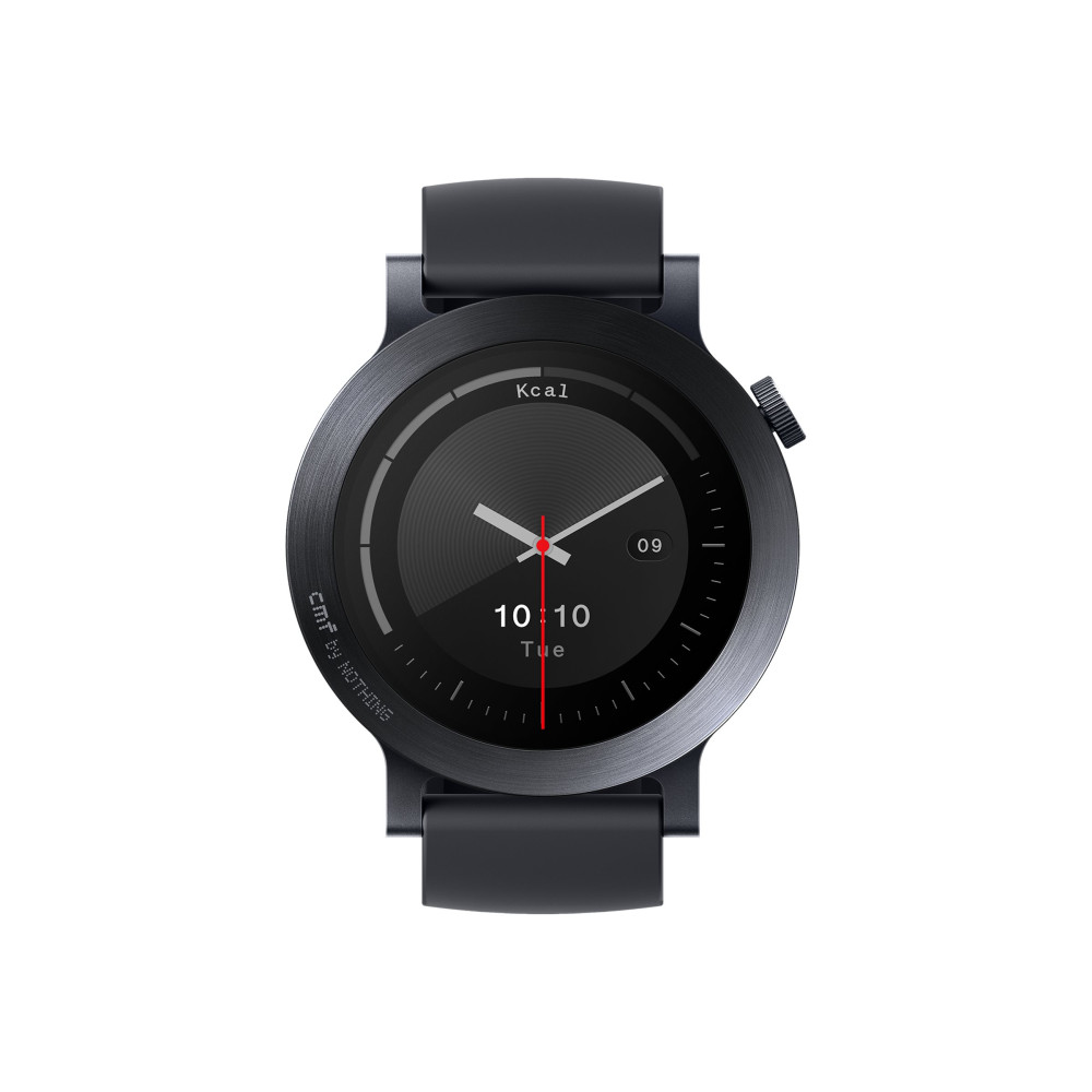 Produktbild för CMF Watch 3 Pro - metall - smart klocka med rem - mörkgrå
