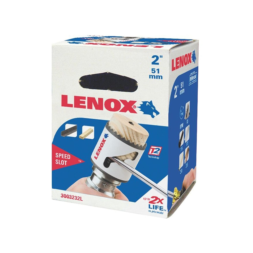 Produktbild för Hålsåg BI-METAL T3 51 mm – Lenox Bi-Metal Speed Slot hålsåg...