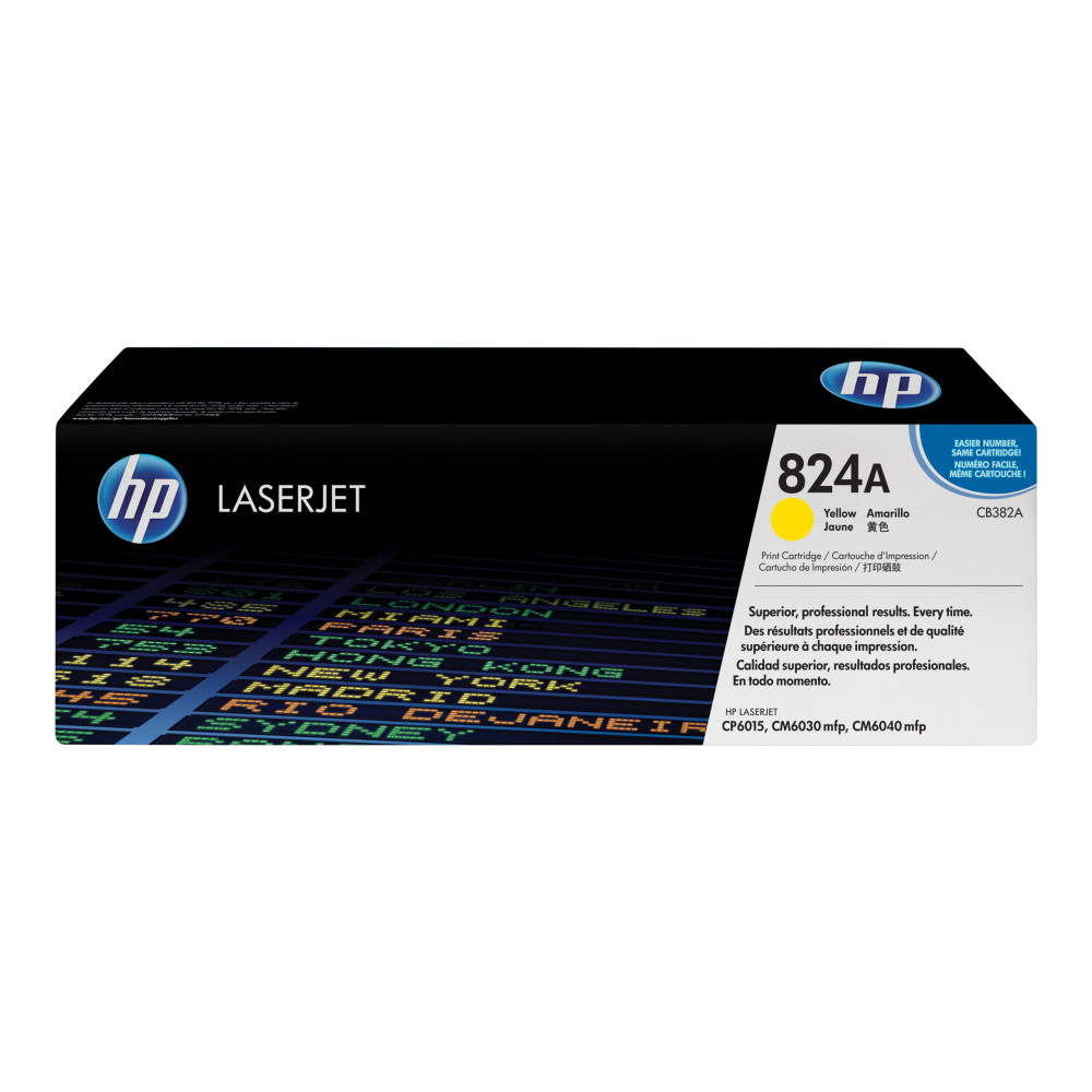 Produktbild för HP 824A - gul - original - LaserJet - tonerkassett (CB382A)