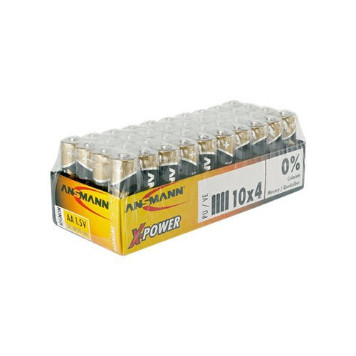 ANSMANN-ENERGY ANSMANN X-POWER Mignon AA batteri - 4 x AA-typ - alkaliskt