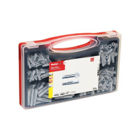 Produktbild för Fischer UX/SX, Kit med skruv och väggplugg, Betong, Plast, G...