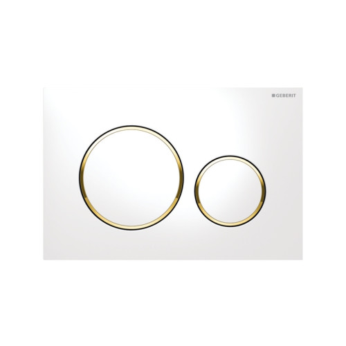 GEBERIT Geberit 115.882.KK.1, Spolplatta, Vit, Geberit, 246 mm, 12 m...
