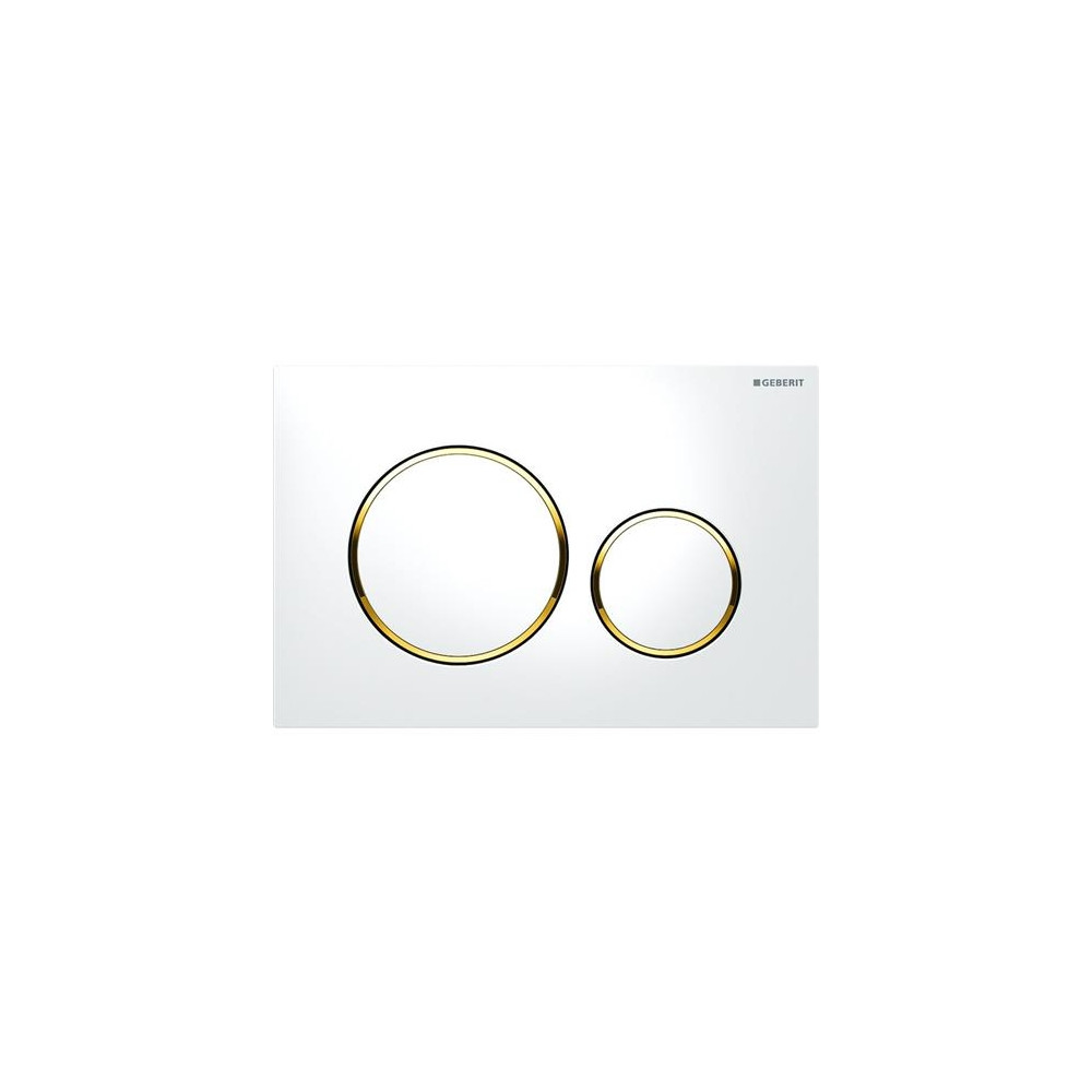 Produktbild för Geberit 115.882.KK.1, Spolplatta, Vit, Geberit, 246 mm, 12 m...