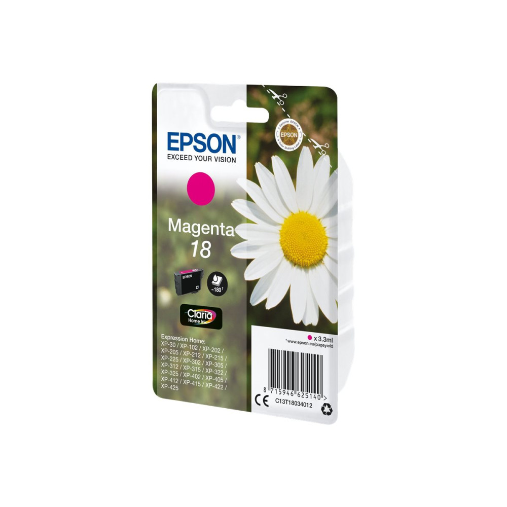 Produktbild för Epson 18 - magenta - original - bläckpatron
