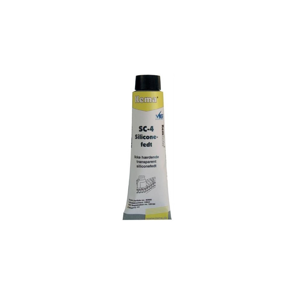 Produktbild för ITW Siliconefedt SC-4 100 gram rörmörer, tätner och beskytte...