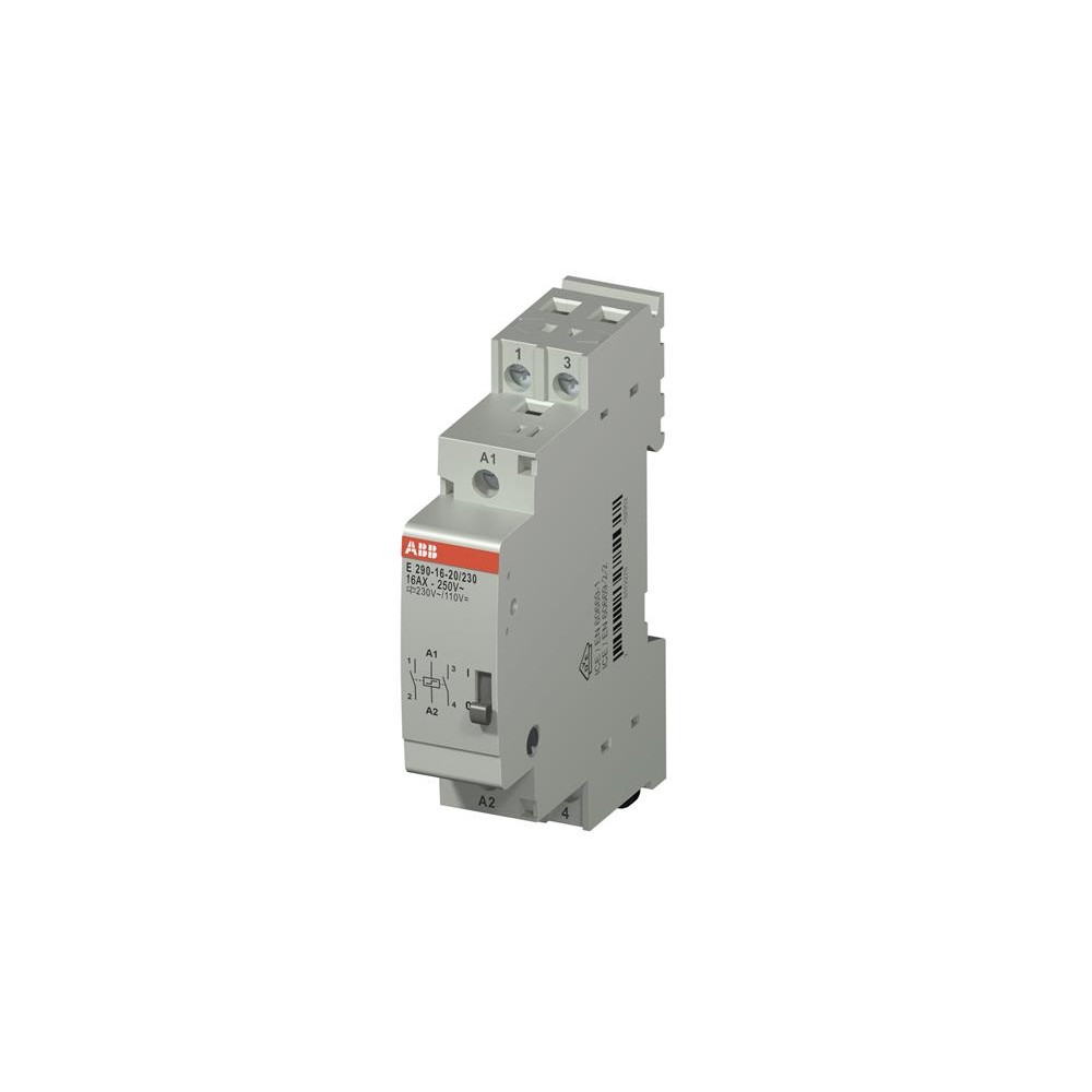Produktbild för ABB E290-16-20/230, Grå, 250 V, 50 hz, 110-230 V, 16 A, 18 x...