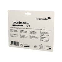Produktbild för Legamaster TZ 1 - markering - svart, röd, blå, grön (paket om 4)