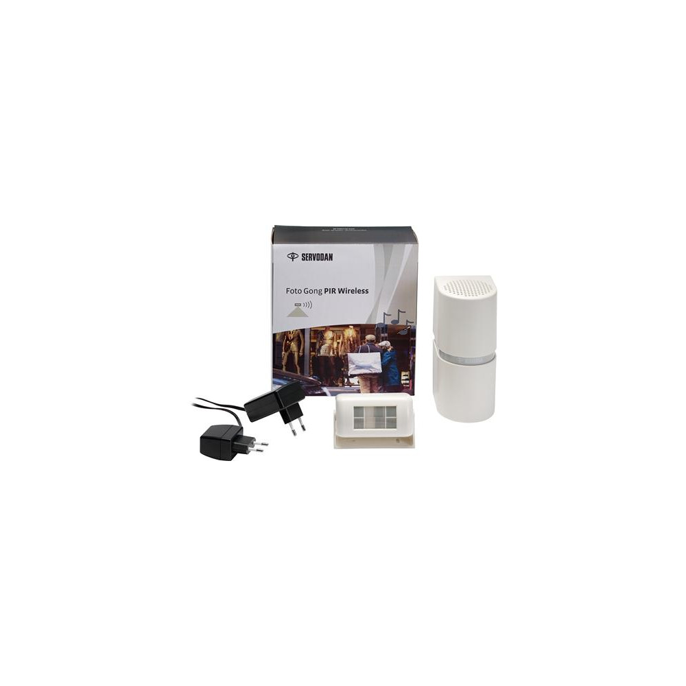 Produktbild för NIKO Photo Gong PIR trådlös komplett uppsättning230 V adapte...