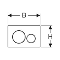 Produktbild för Geberit control Sigma 20