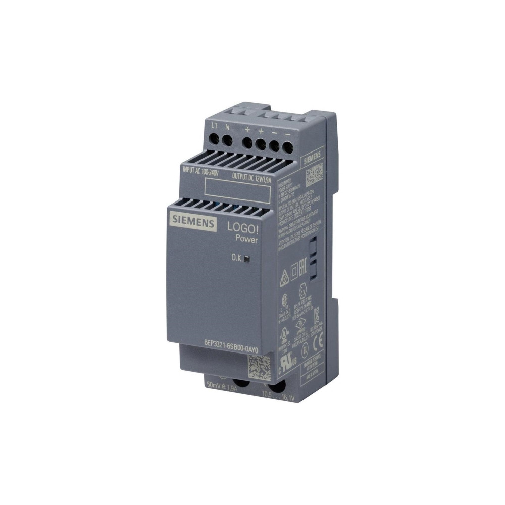 Produktbild för Siemens 6EP3321-6SB00-0AY0, inomhus, Multifärg, 140 g, 67 mm...