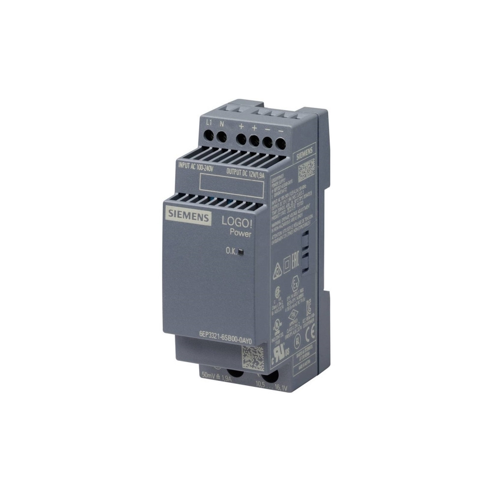 Produktbild för Siemens 6EP3321-6SB00-0AY0, inomhus, Multifärg, 140 g, 67 mm...