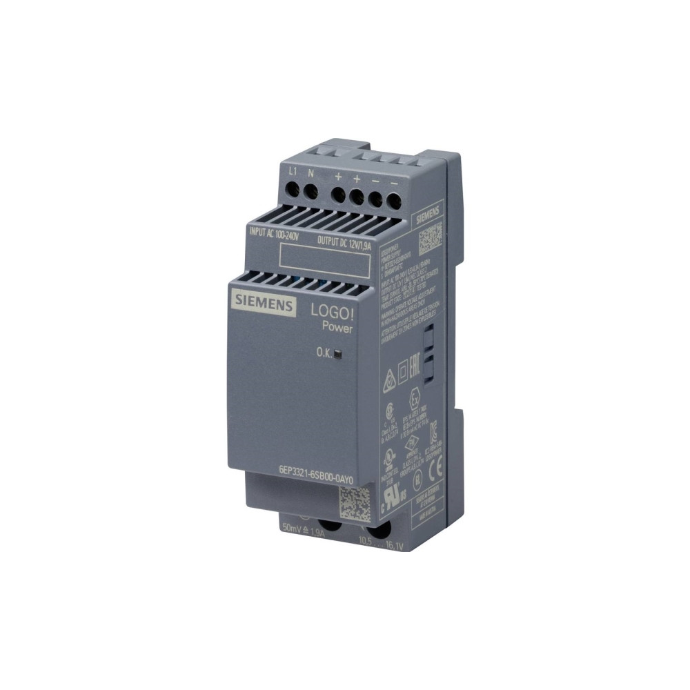 Produktbild för Siemens 6EP3321-6SB00-0AY0, inomhus, Multifärg, 140 g, 67 mm...