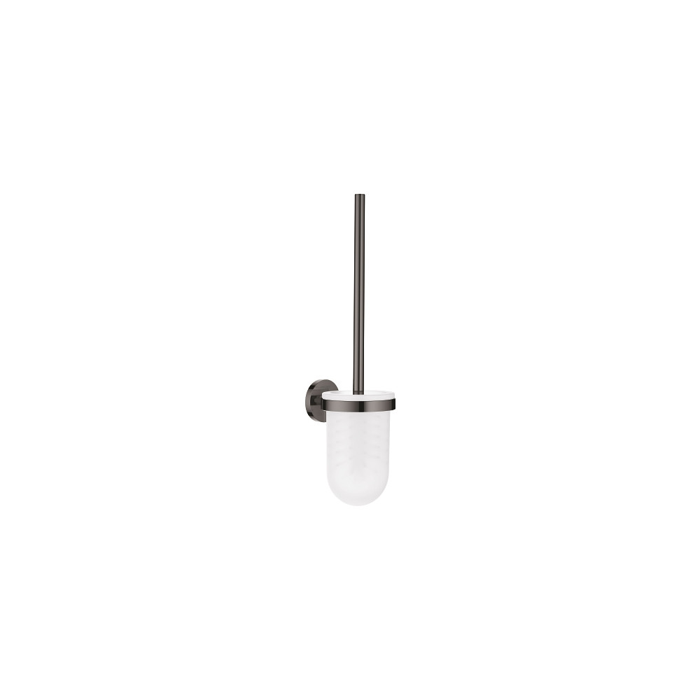 Produktbild för Grohe Essentials väggmonterad toalettborste med glashållare