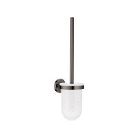 Produktbild för Grohe Essentials väggmonterad toalettborste med glashållare