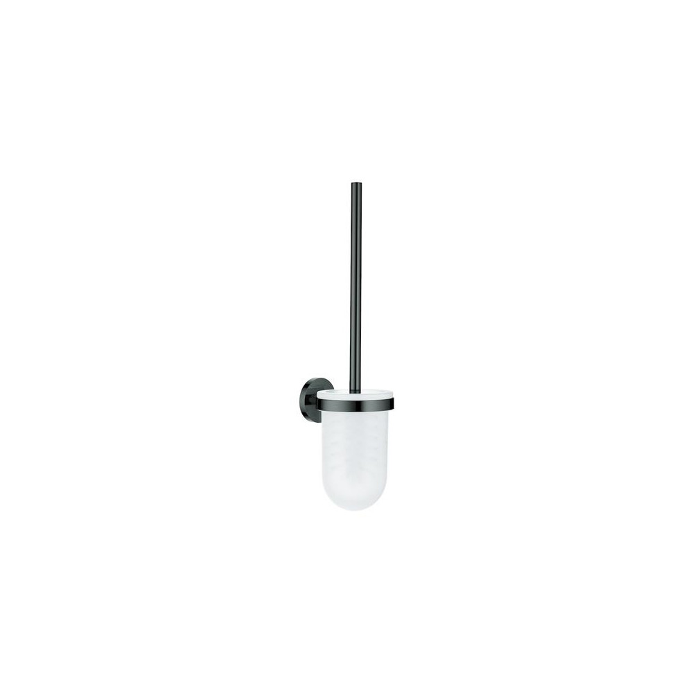 Produktbild för Grohe Essentials väggmonterad toalettborste med glashållare