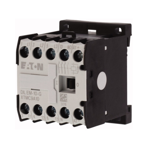 Eaton Corporation Eaton DILEM-10-G(24VDC), Kontaktor, Sort, Grå, Vekselstrøm,...