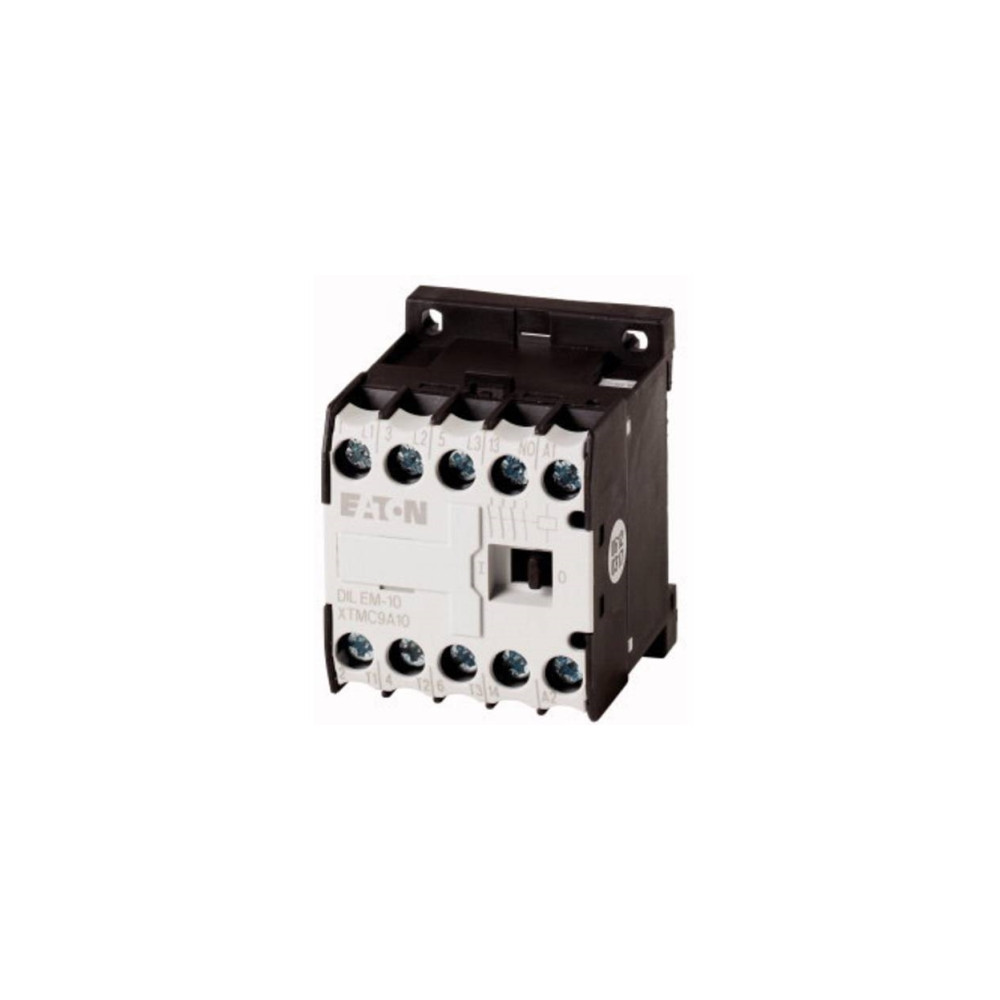 Produktbild för Eaton DILEM-10-G(24VDC), Kontaktor, Sort, Grå, Vekselstrøm,...