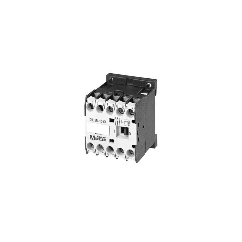 Produktbild för Eaton DILEM-10-G(24VDC), Kontaktor, Sort, Grå, Vekselstrøm,...